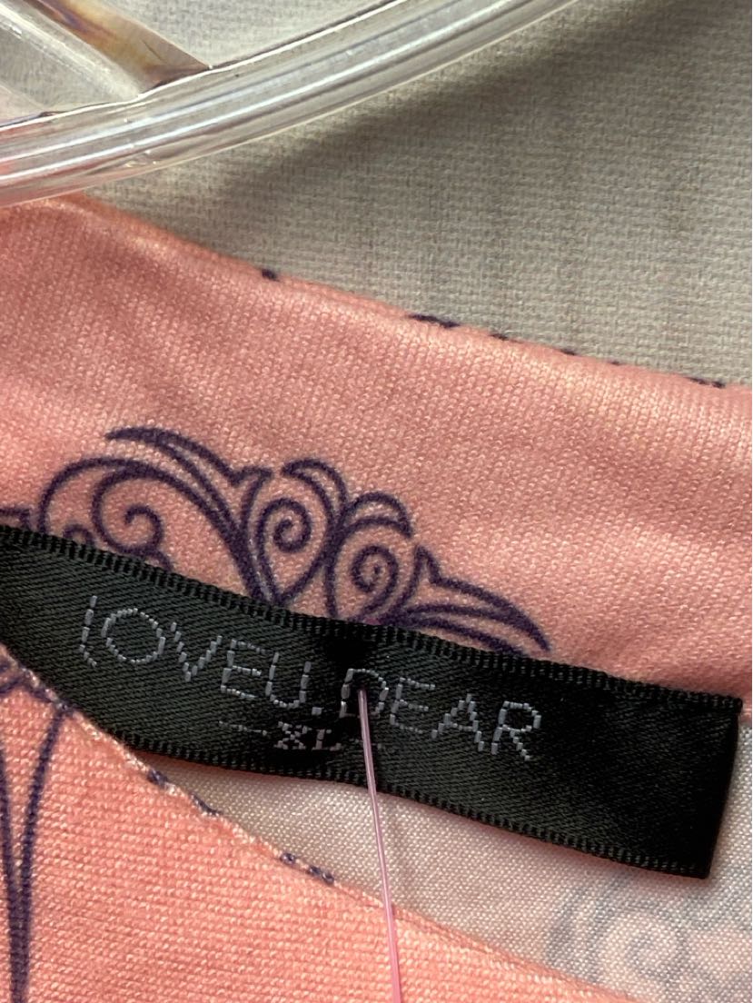 LoveU.Dear Women's Size XL Pink Sleeveless Top