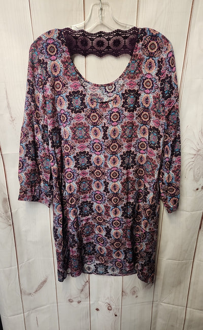 NWT Danielrainn Women's Size L Purple Dress