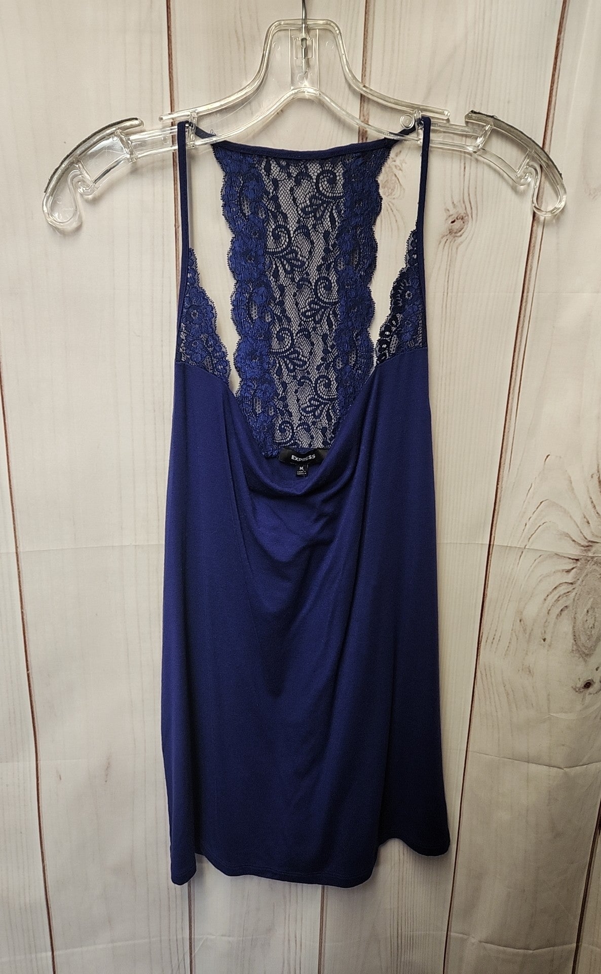 Express Women's Size M Blue Sleeveless Top