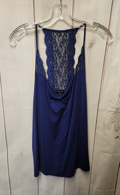 Express Women's Size M Blue Sleeveless Top