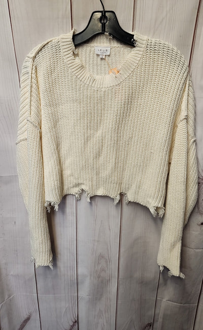 Le Lis Women's Size S White Sweater