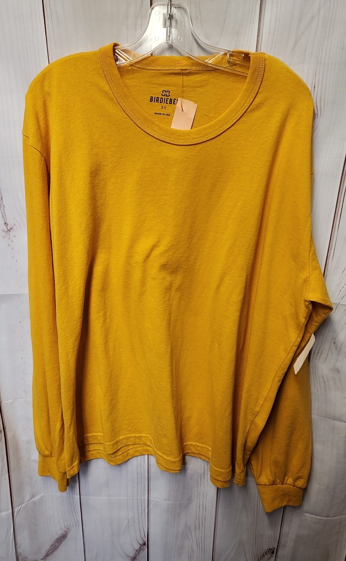 NWT Birdiebee Men's Size 2X Yellow Shirt