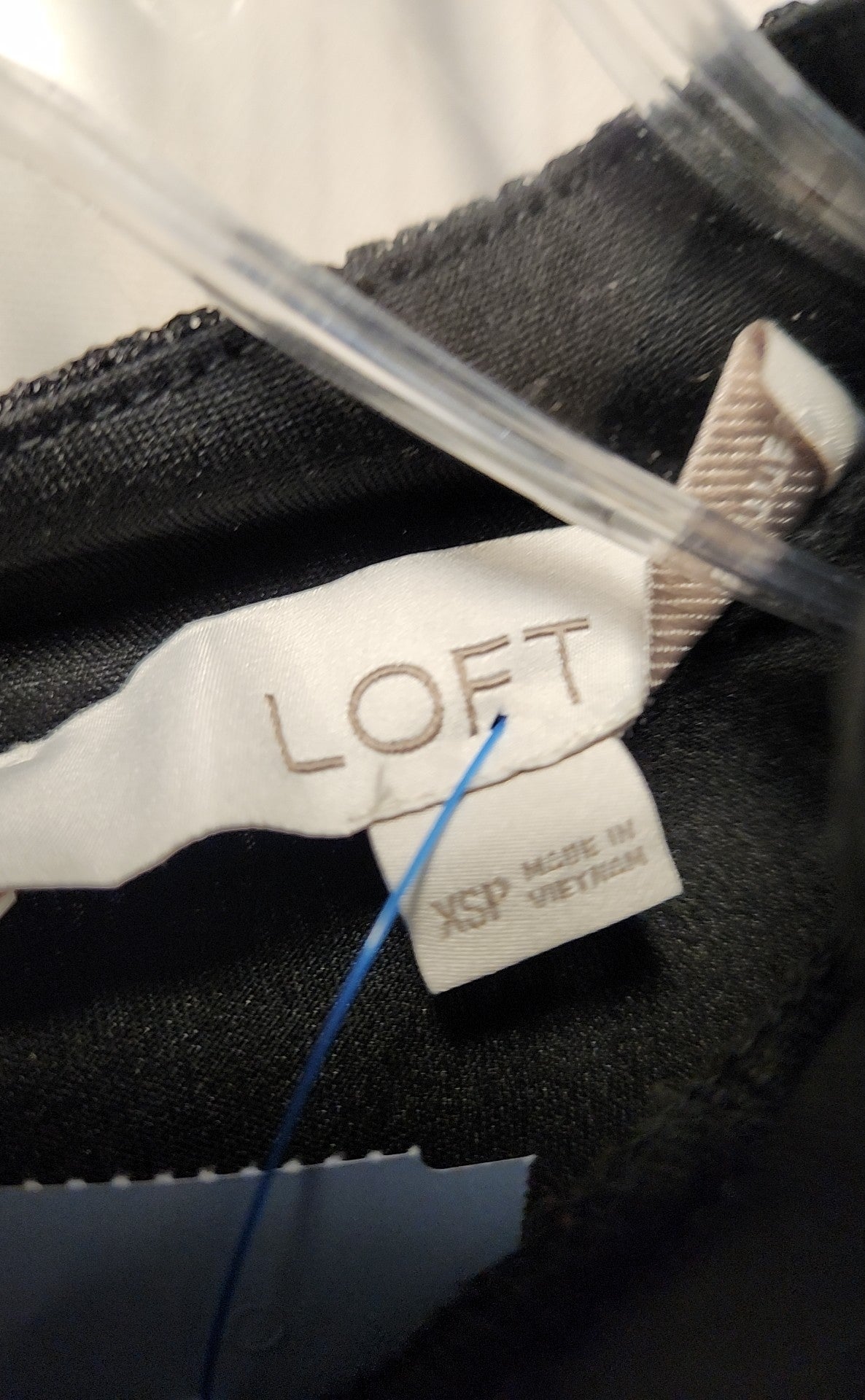 Loft Women's Size XS Petite Black Long Sleeve Top