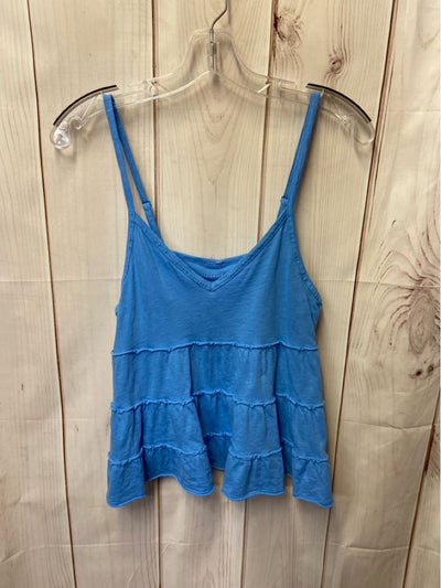 American Eagle Women's Size S Blue Sleeveless Top