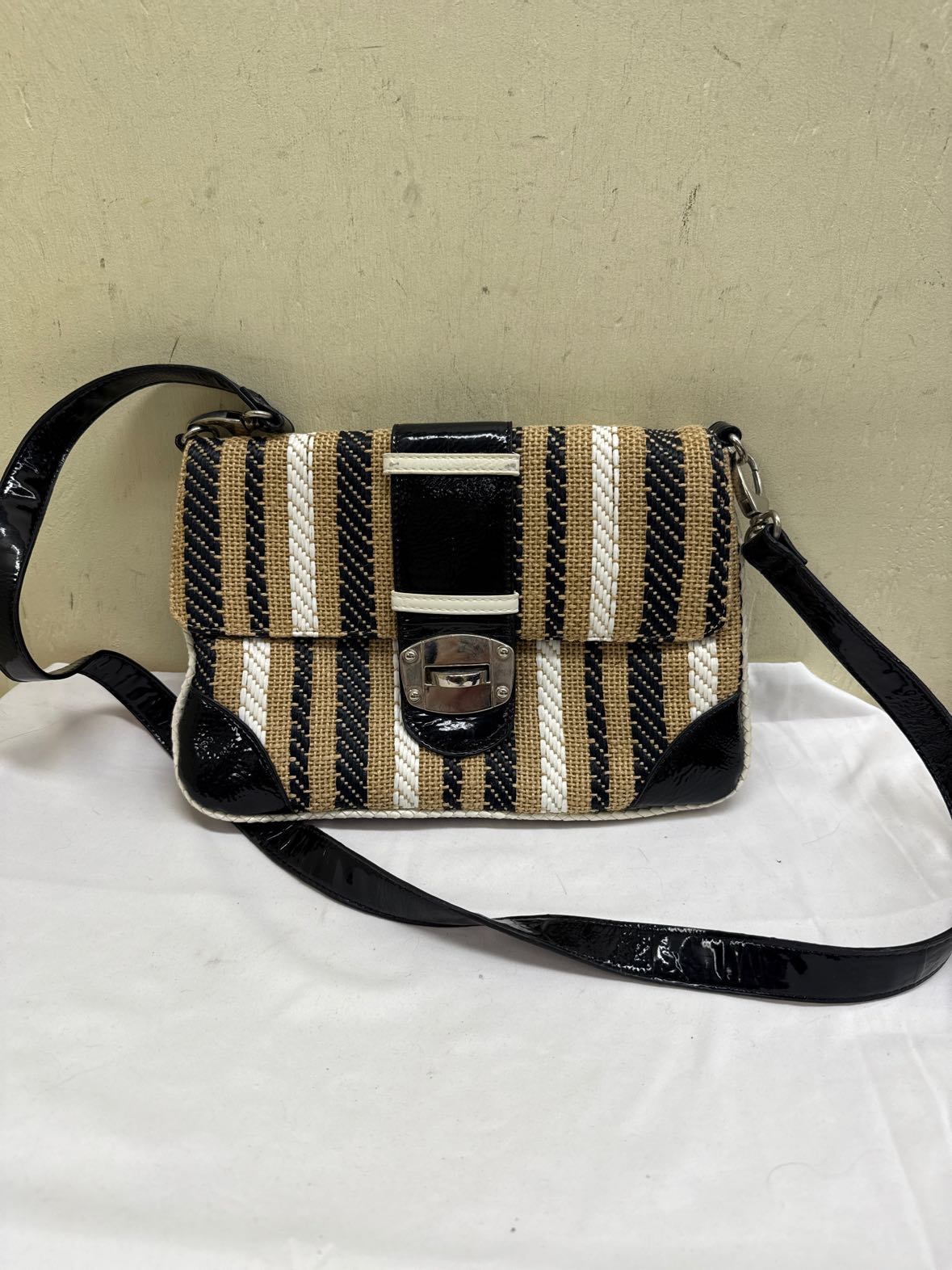 Sondra Roberts Tan Purse Bag
