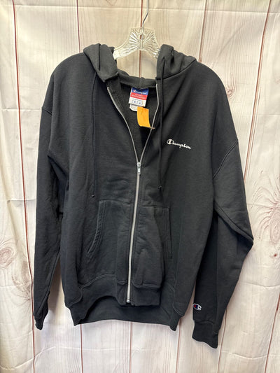 Champion Women's Size M Black Full Zip Hooded Sweatshirt
