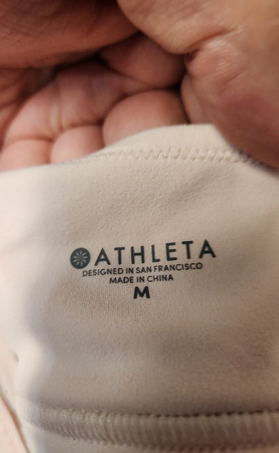 Athleta Women's Size M Peach Sports Bra