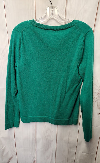 J Crew Women's Size M Green Sweater