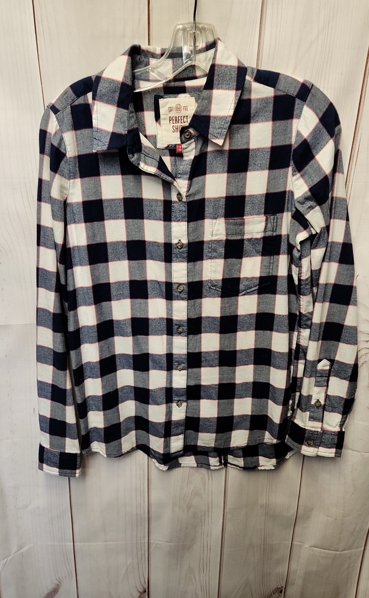 So Women's Size S Blue Long Sleeve Top