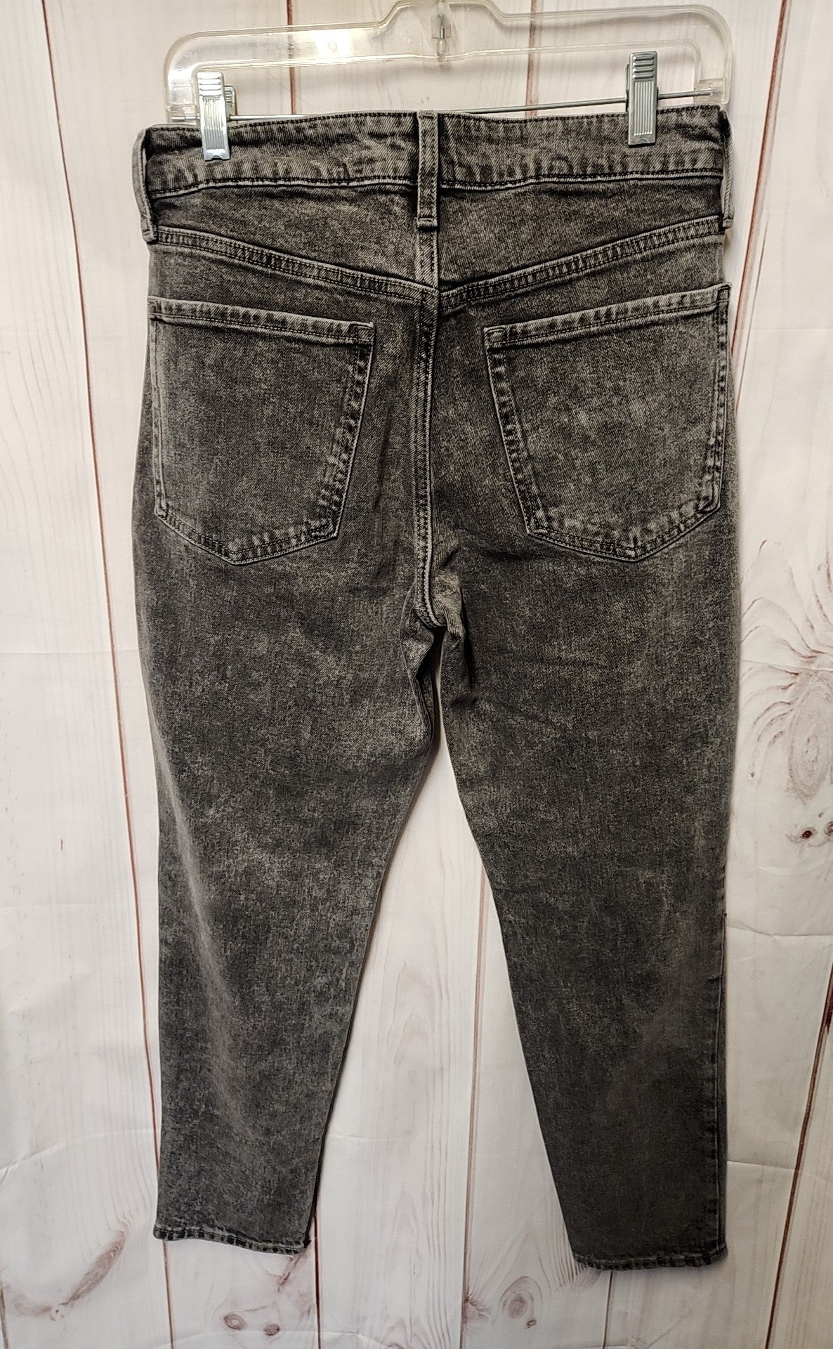 Old Navy Women's Size 28 (5-6) Black Jeans High Rise O.G. Straight