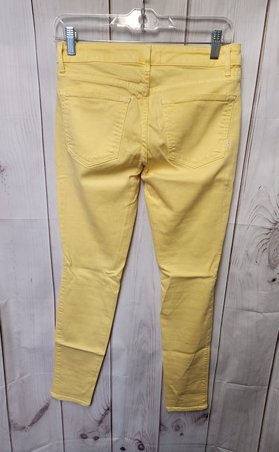 Rich & Skinny Women's Size 27 (3-4) Yellow Jeans
