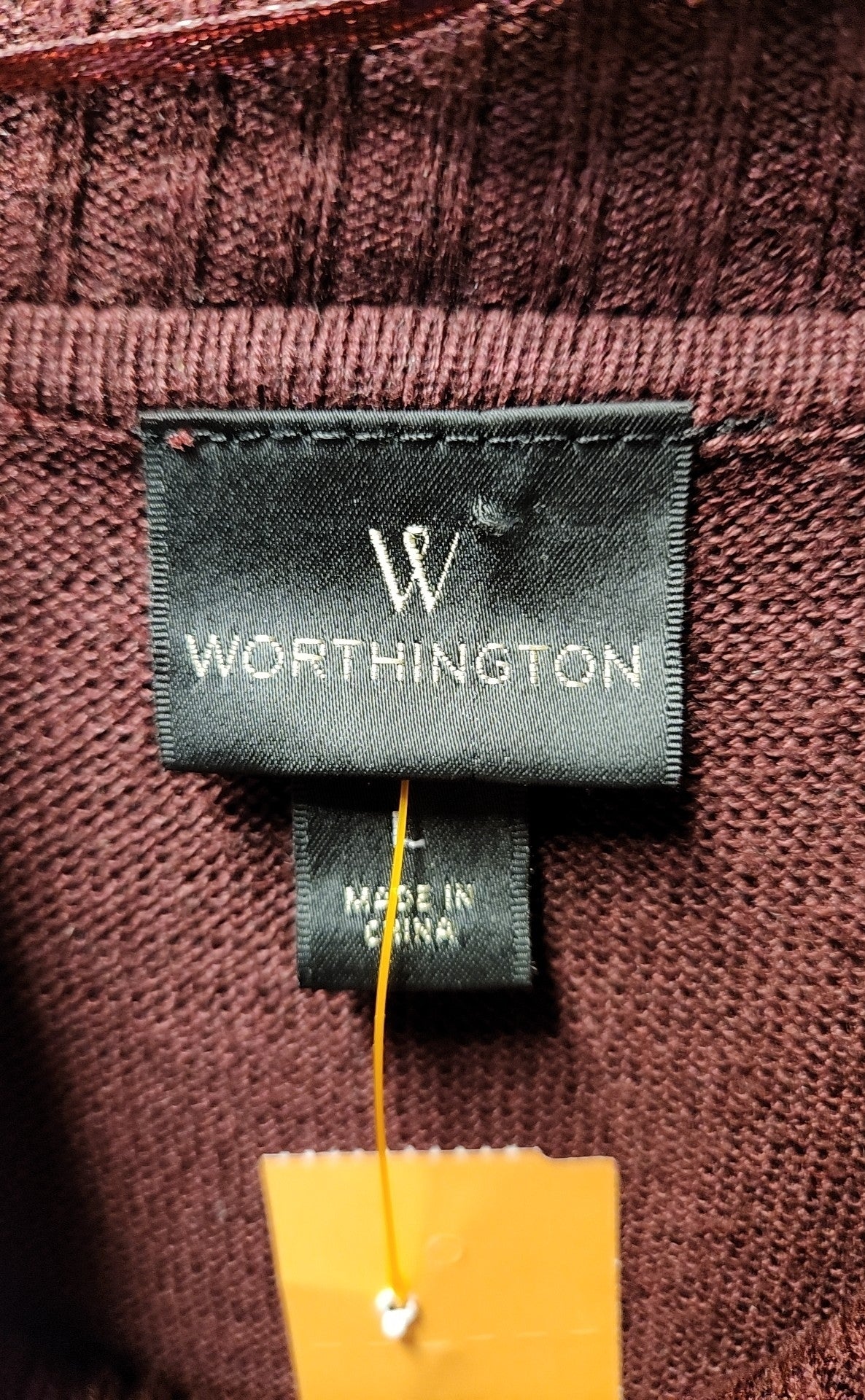 Worthington Women's Size L Maroon Dress