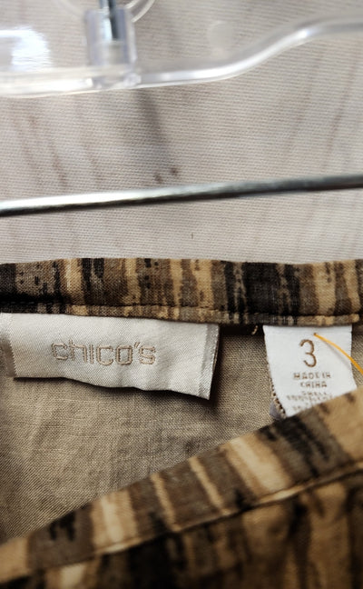 Chico's Women's Size 3 = US 16 Brown Skirt