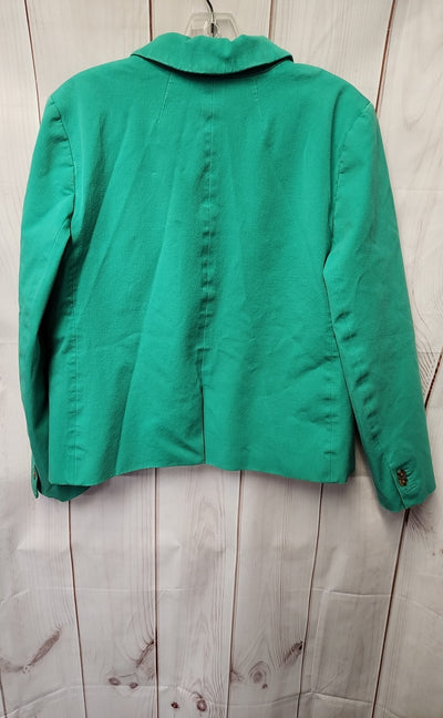 J Crew Women's Size 12 Green Blazer