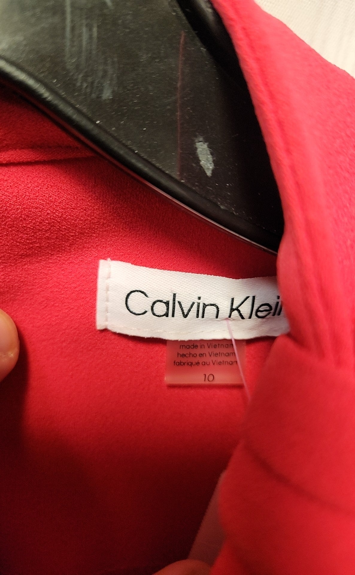 Calvin Klein Women's Size 10 Pink Dress