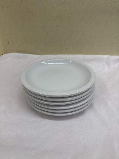 6PCS Pottery Barn White Plates