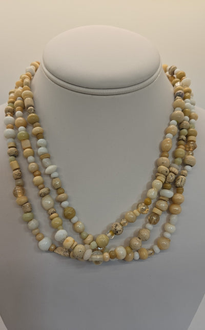 Tan Beaded Necklace