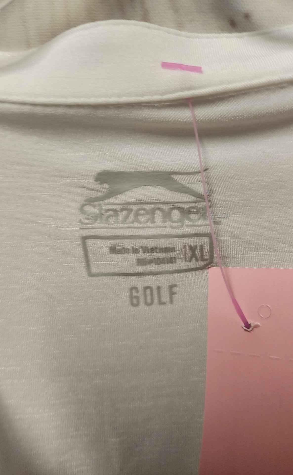Slazenger Women's Size XL White Short Sleeve Top
