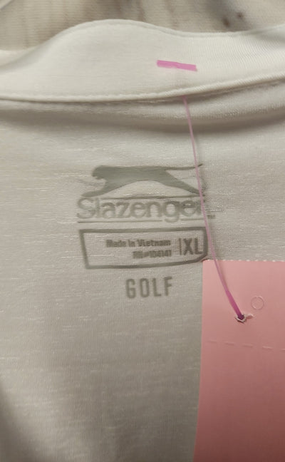 Slazenger Women's Size XL White Short Sleeve Top