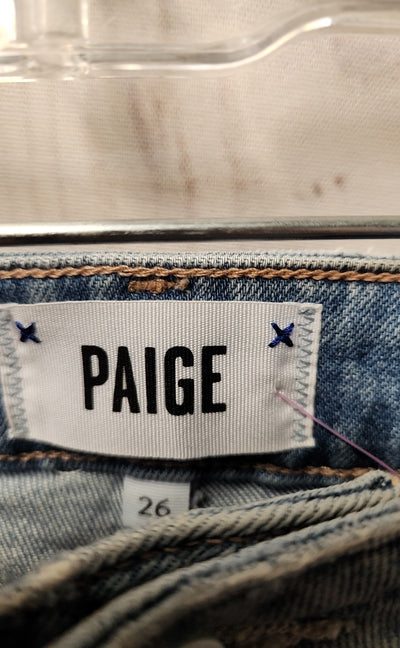 Paige Women's Size 26 (1-2) Blue Jeans Sarah Slim