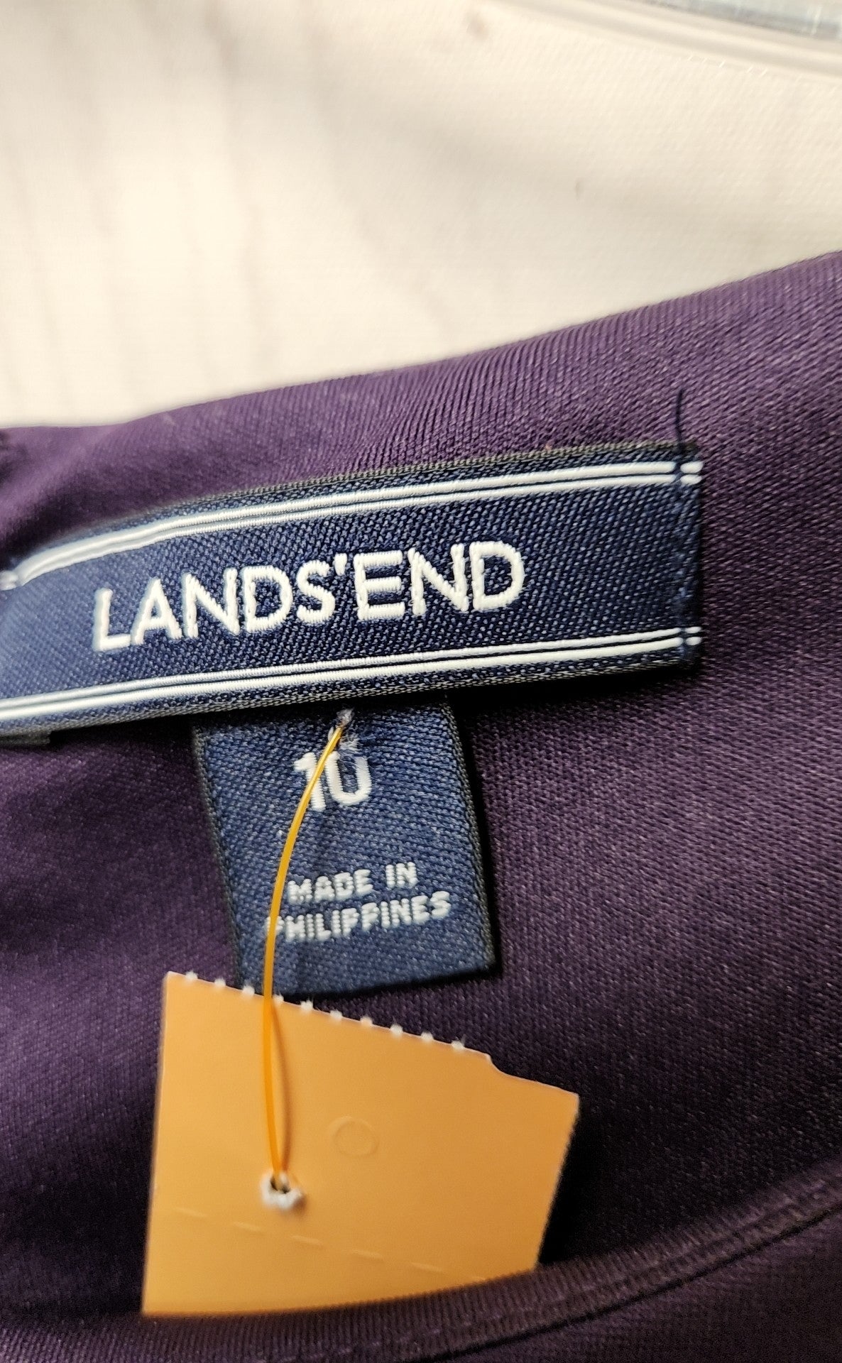 Lands End Women's Size 10 Purple Dress