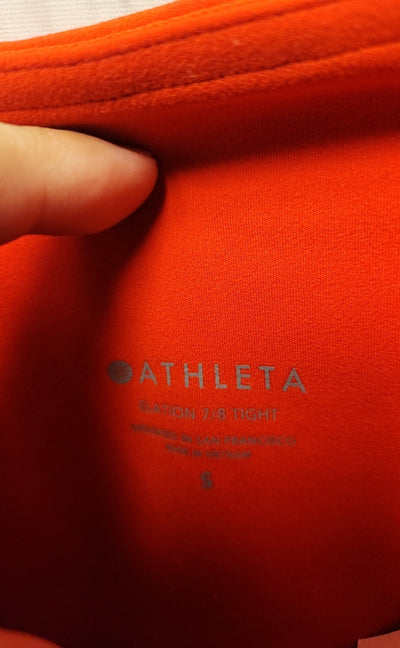 Athleta Women's Size S Red Leggings