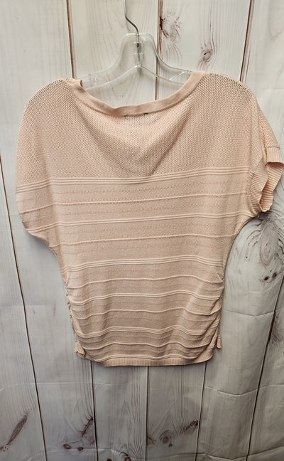 Limited Women's Size S Pink Knit Short Sleeve Top