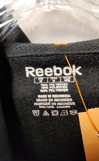 Reebok Men's Size M Black Hooded Sweatshirt