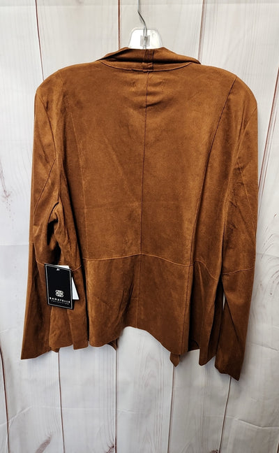 Bagatelle Women's Size 1X Brown Cardigan