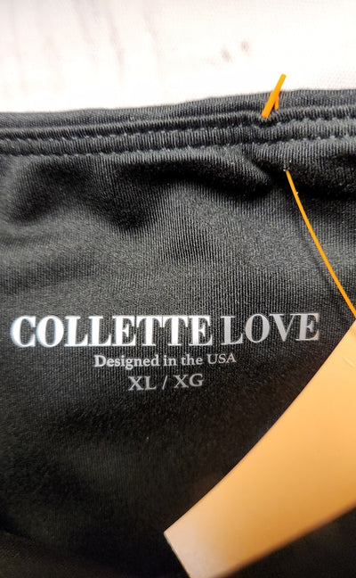 NWT Collette Love Women's Size XL Black Leggings