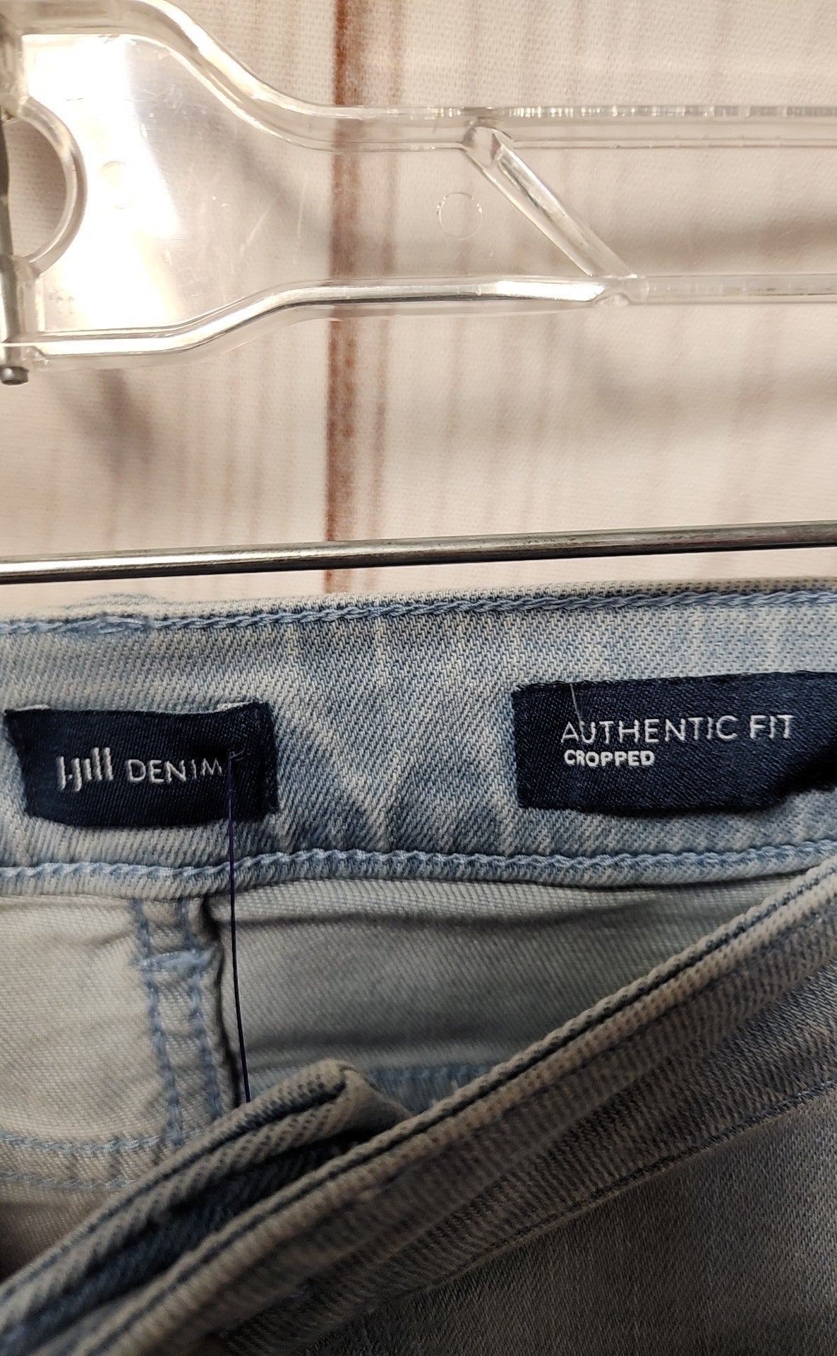 NWT J Jill Women's Size 34 (18/1X) Blue Jeans Authentic Fit Cropped