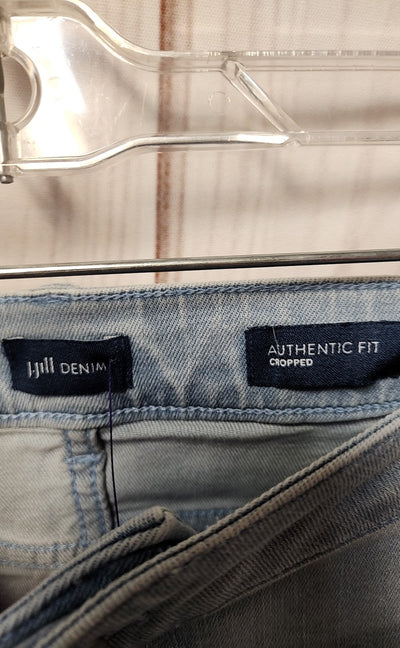 NWT J Jill Women's Size 34 (18/1X) Blue Jeans Authentic Fit Cropped