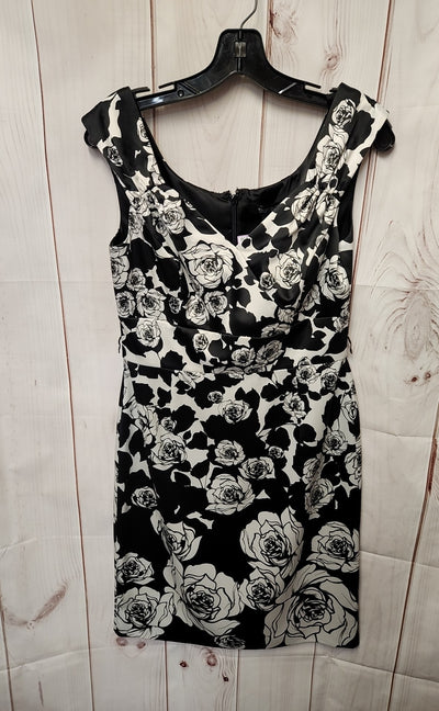White House Black Market Women's Size 6 White & Black Dress