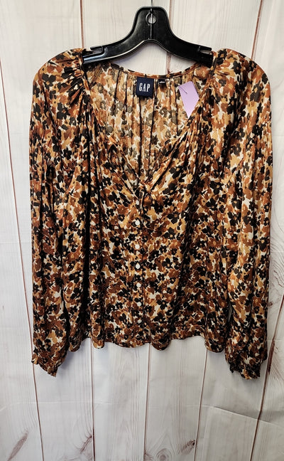 Gap Women's Size L Brown Long Sleeve Top