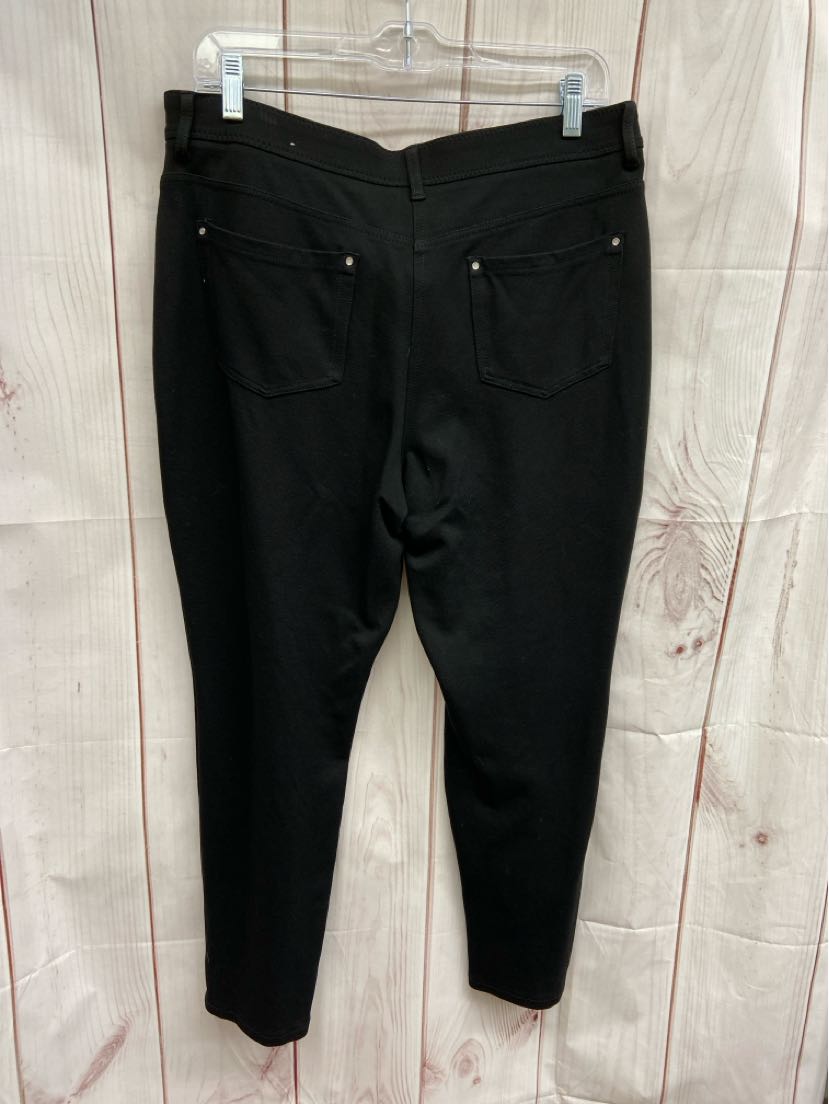Chico's Women's Size 2 = US 12 Short Black Pants