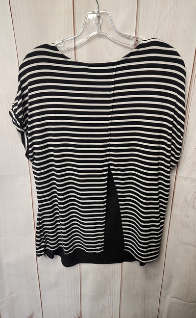 Apt 9 Women's Size XL Black Short Sleeve Top
