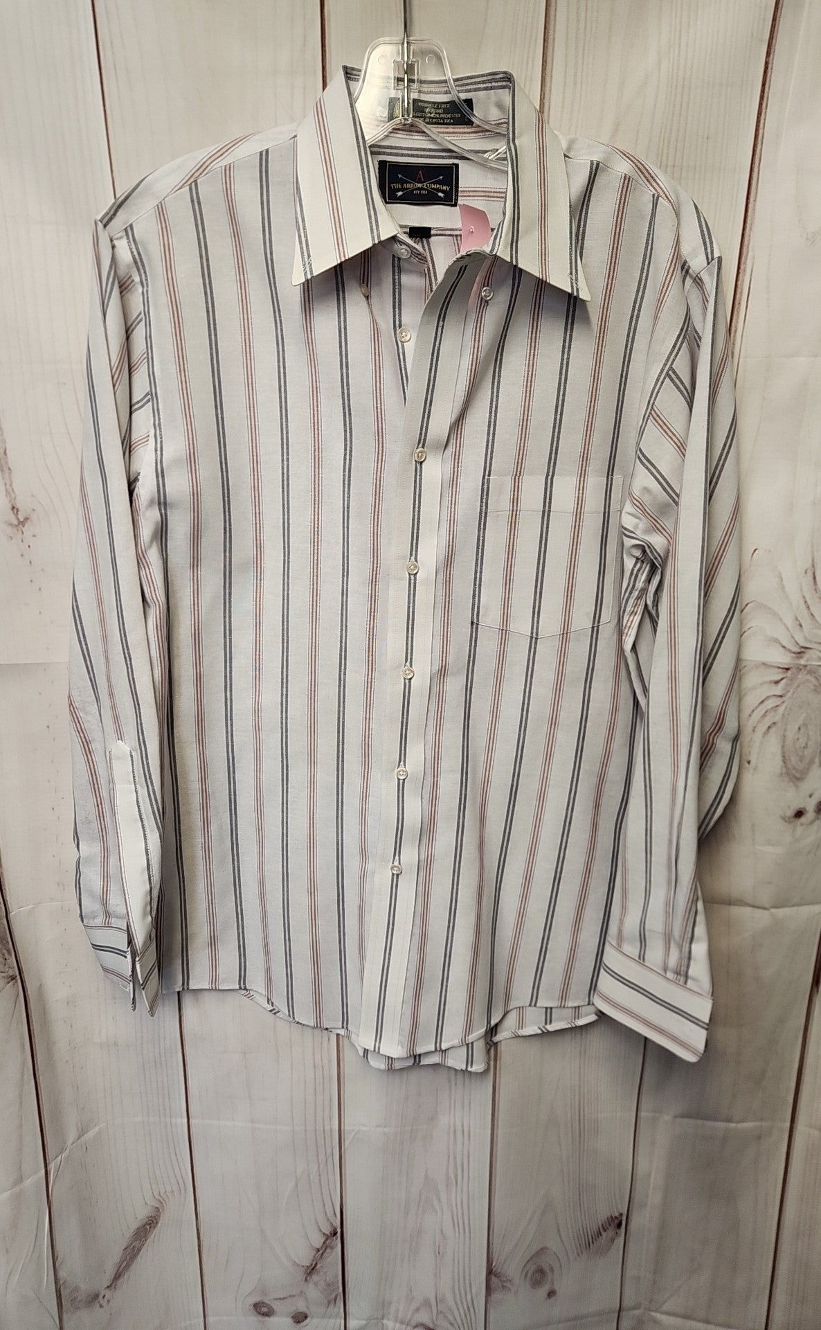 Arrow Men's Size M White Stripes Shirt