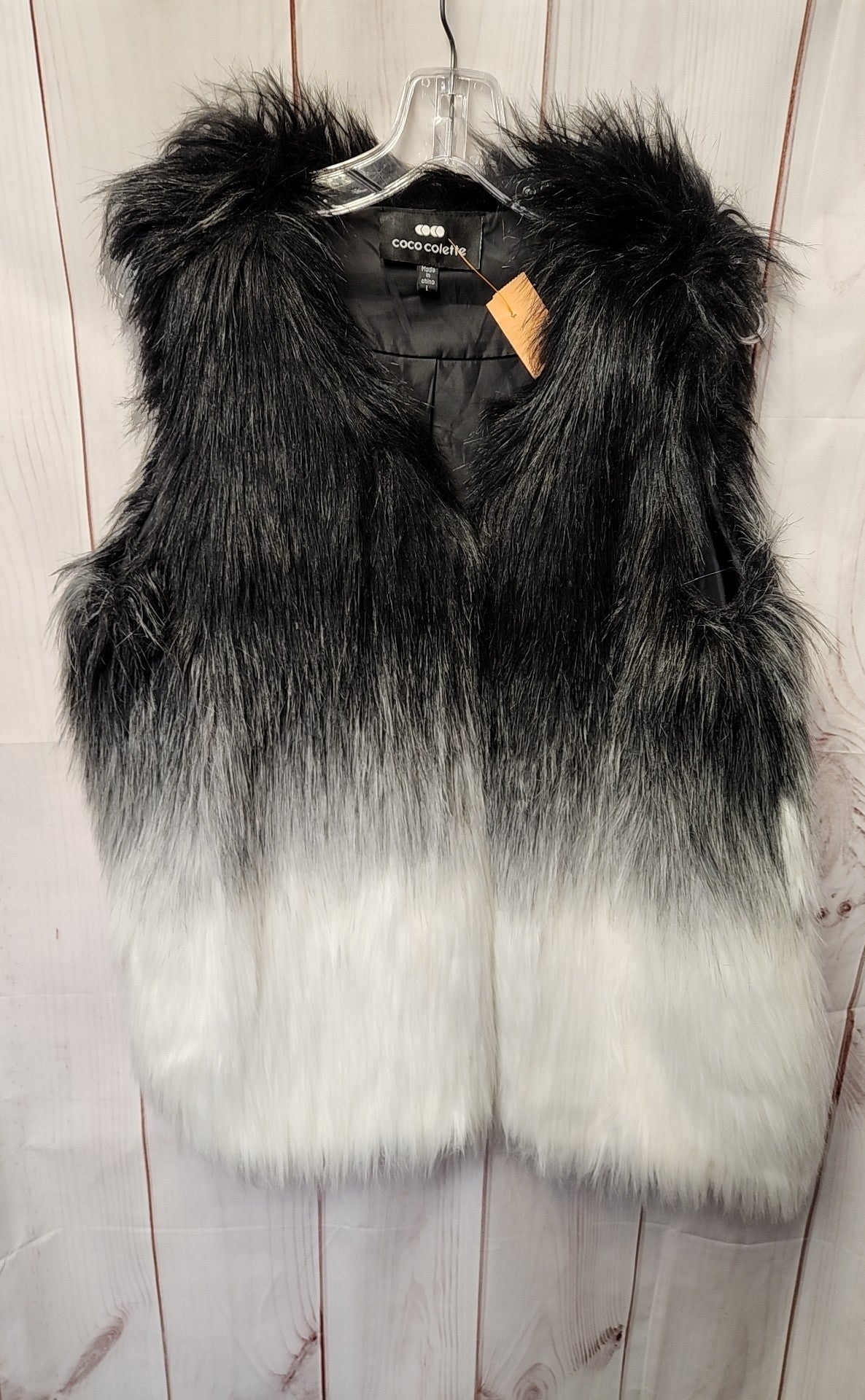 Coco Colette Women's Size L Black Vest