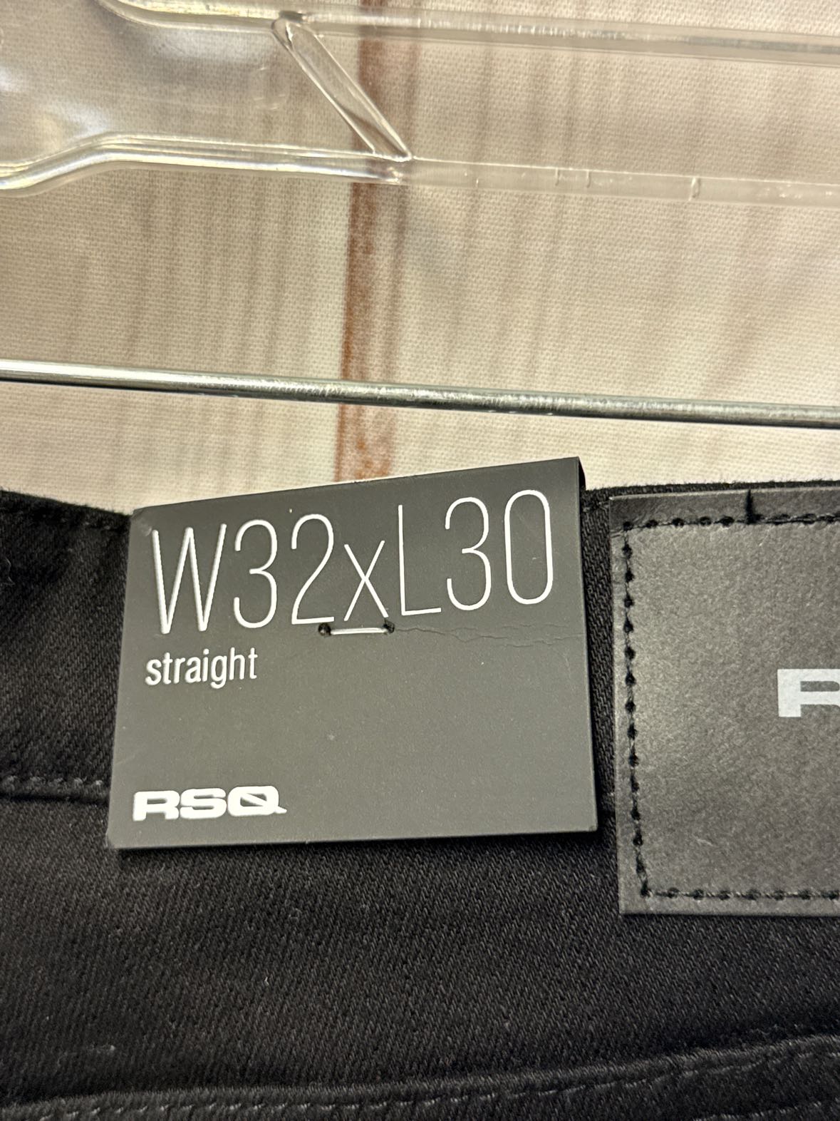 NWT Rsq Men's Size 32x30 Black Jeans