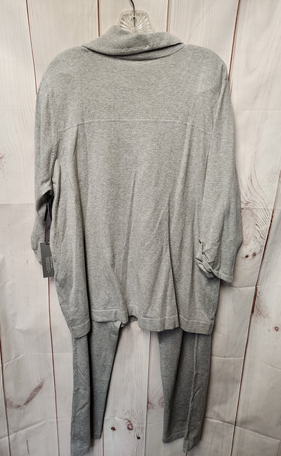 NWT Zenergy - Chico's Women's Size 3 = US XL Gray Active Set