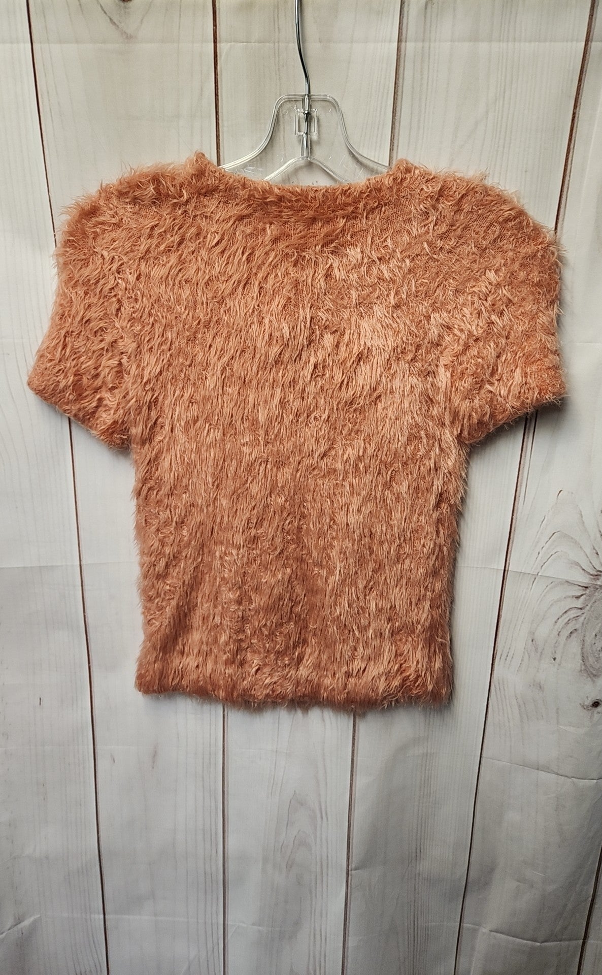 Woven Heart Women's Size XS Pink Short Sleeve Top