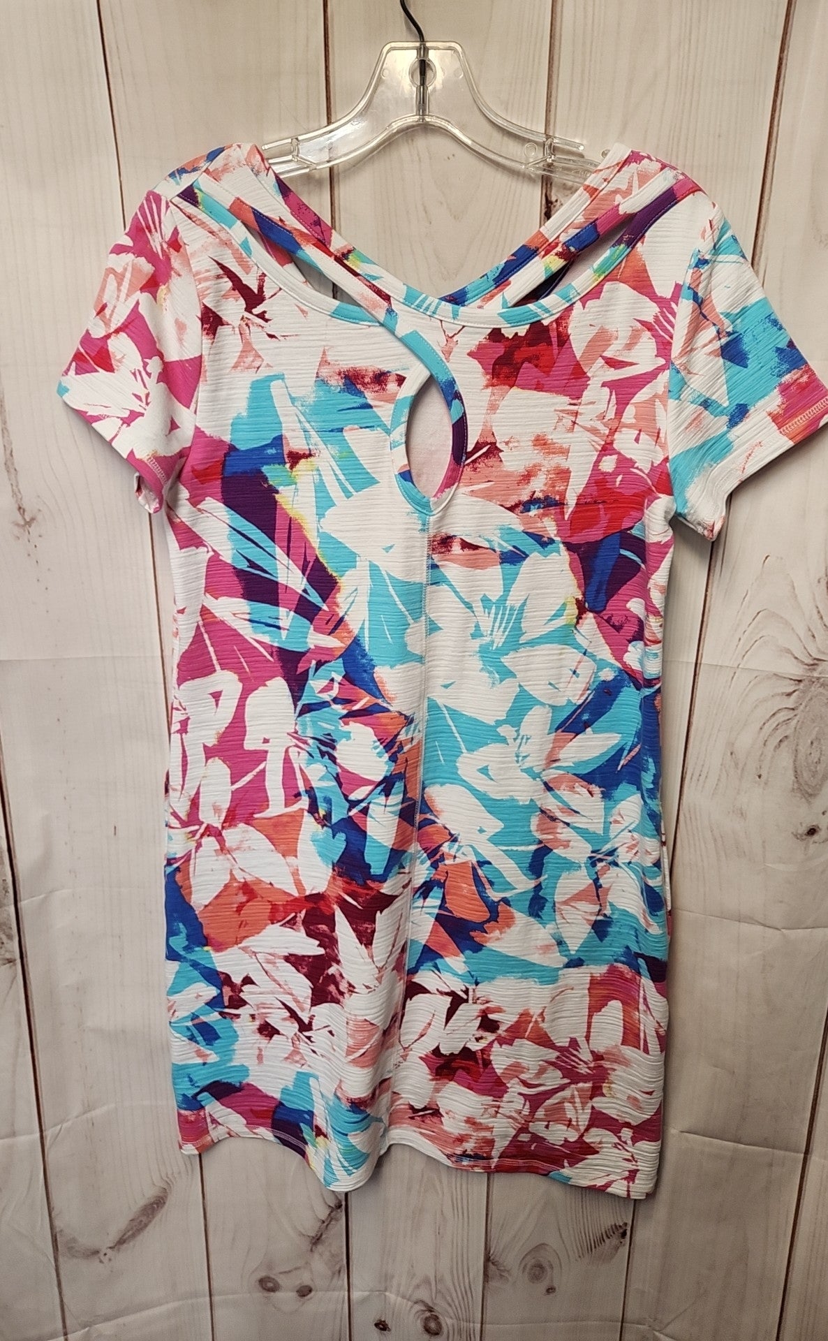 Talbots Women's Size S Pink & White Dress