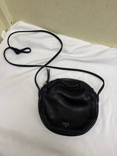Fossil Black Leather Purse Bag