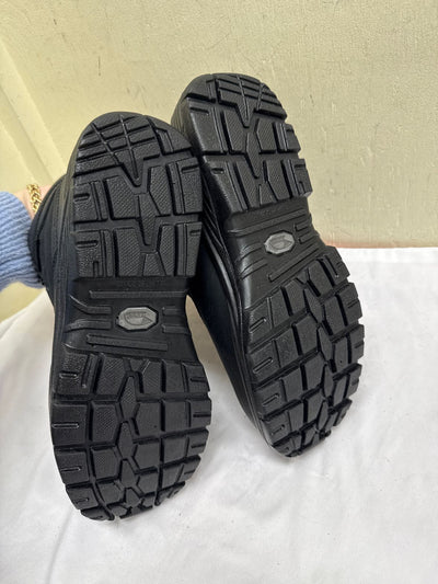 NWT Avenge Men's Size 9-1/2 Black Work Boots Shoes