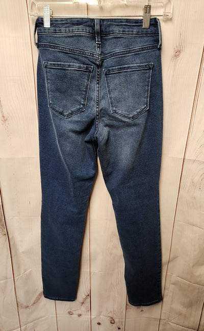 Old Navy Women's Size 25 (0) Blue Jeans High Rise Wow Straight