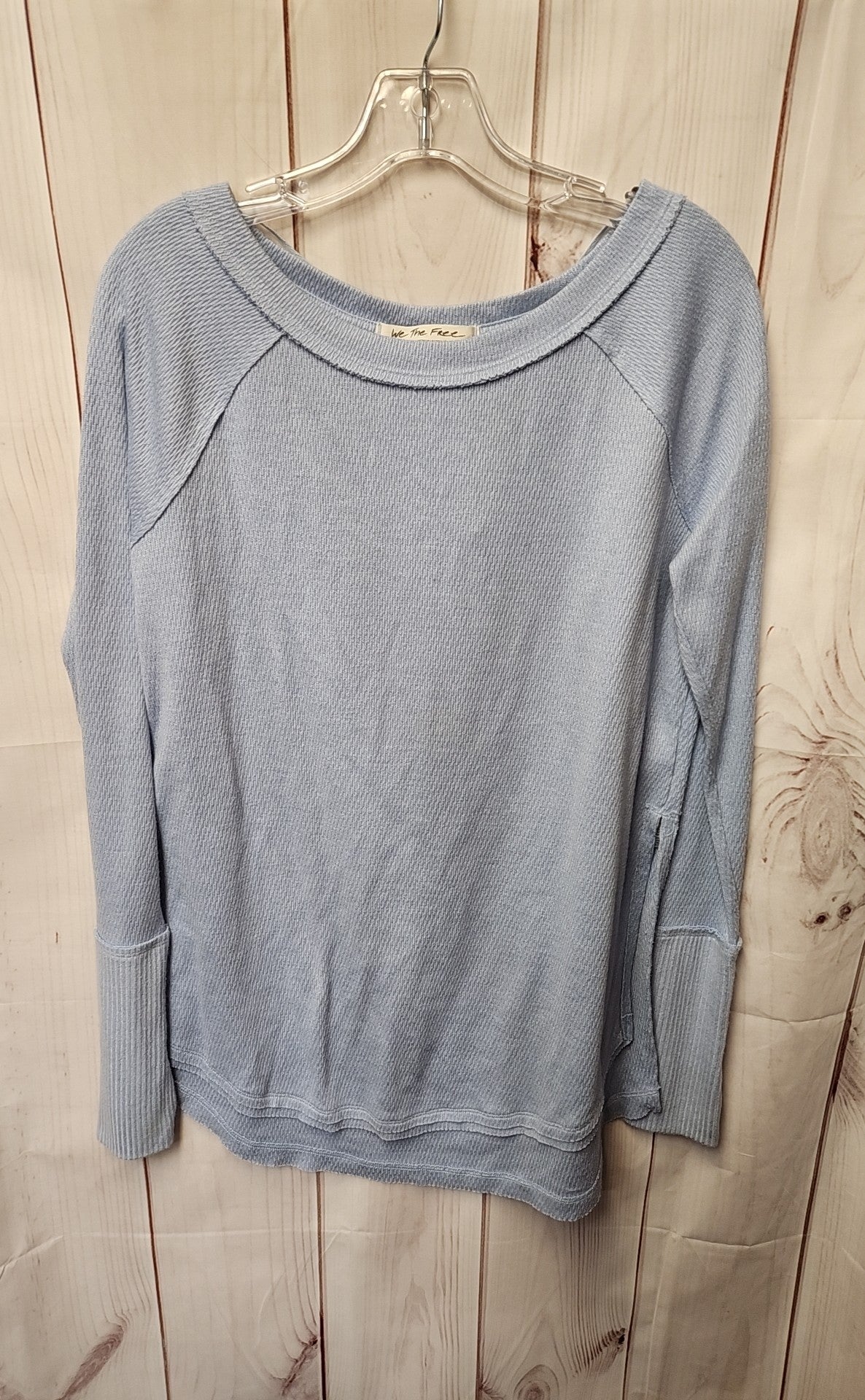 We the Free Women's Size S Light Blue Long Sleeve Top