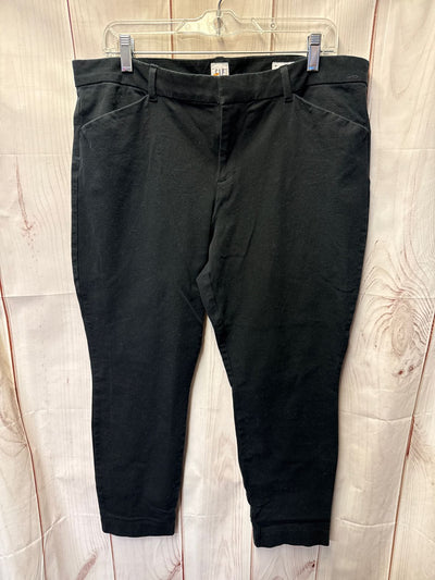 Gap Women's Size 16 Signature Skinny Ankle Black Pants