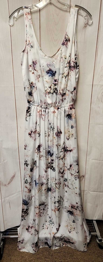 Mumu Women's Size M White Floral Dress