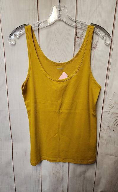 Old Navy Women's Size L Yellow Sleeveless Top