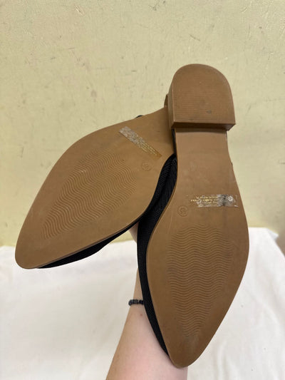 Steven Women's Size 9-1/2 Black Flats Shoes
